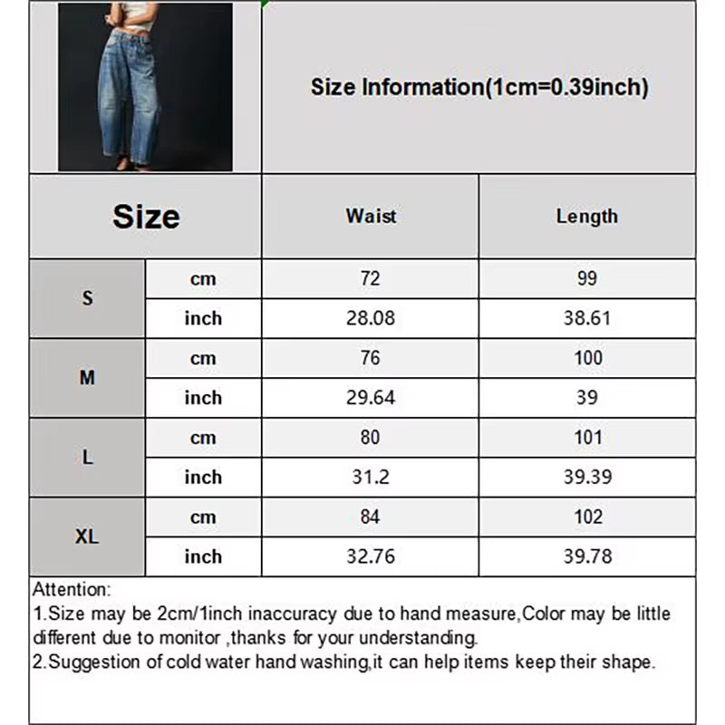 Wide Leg Jeans Woman Casual Loose Y2K Low Waist Denim Pants Boyfriend Cropped Barrel Baggy Jeans with Pockets Denim Jeans
