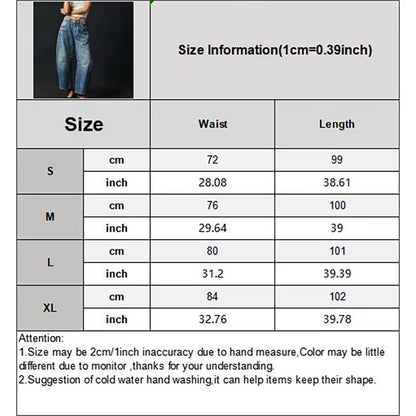 Wide Leg Jeans Woman Casual Loose Y2K Low Waist Denim Pants Boyfriend Cropped Barrel Baggy Jeans with Pockets Denim Jeans