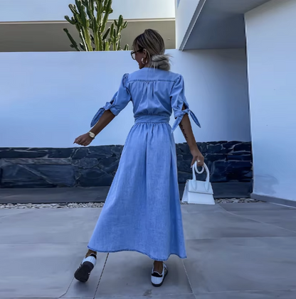 Diana™ | Cinch Denim Dress